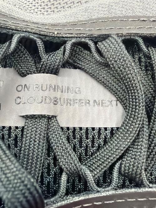 on（オン）on (オン) CLOUDSURFER NEXT ブラック サイズ:27.5の古着・服飾アイテム