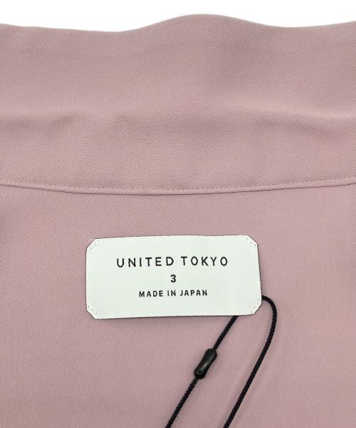UNITED TOKYO（ユナイテッドトーキョー）UNITED TOKYO (ユナイテッドトーキョー) 半袖シャツ ピンク サイズ:3 未使用品の古着・服飾アイテム