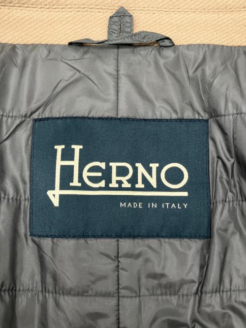 HERNO（ヘルノ）HERNO (ヘルノ) チェスターコート ベージュ サイズ:44の古着・服飾アイテム