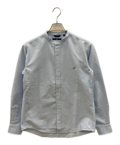 SHIPS（シップス）SHIPS (シップス) バンドカラーシャツ スカイブルー サイズ:Ｍの古着・服飾アイテム