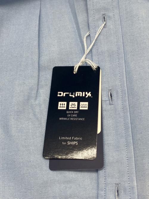 SHIPS（シップス）SHIPS (シップス) バンドカラーシャツ スカイブルー サイズ:Ｍの古着・服飾アイテム