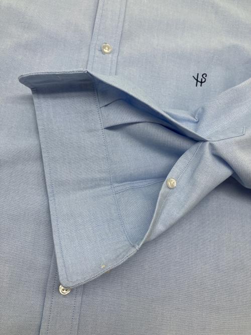 SHIPS（シップス）SHIPS (シップス) バンドカラーシャツ スカイブルー サイズ:Ｍの古着・服飾アイテム