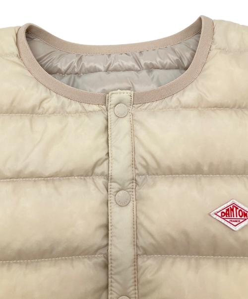DANTON（ダントン）DANTON (ダントン) ダウンベスト ベージュ サイズ:Sの古着・服飾アイテム