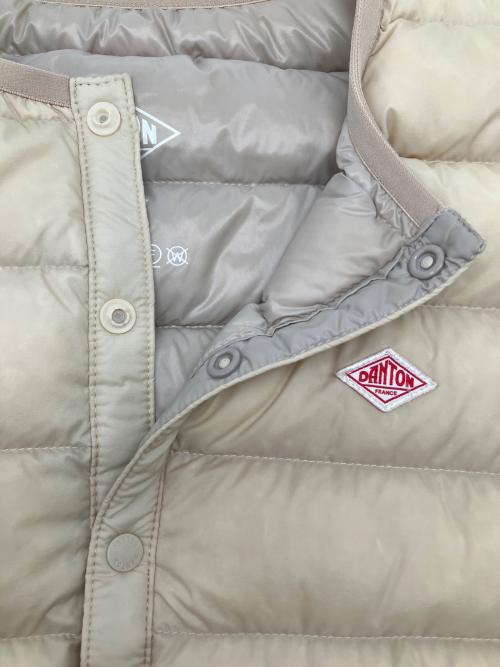 DANTON（ダントン）DANTON (ダントン) ダウンベスト ベージュ サイズ:Sの古着・服飾アイテム