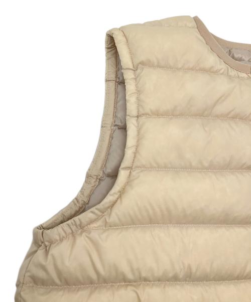 DANTON（ダントン）DANTON (ダントン) ダウンベスト ベージュ サイズ:Sの古着・服飾アイテム