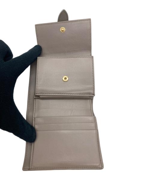 CELINE（セリーヌ）CELINE (セリーヌ) ミディアムストラップウォレット グレーの古着・服飾アイテム