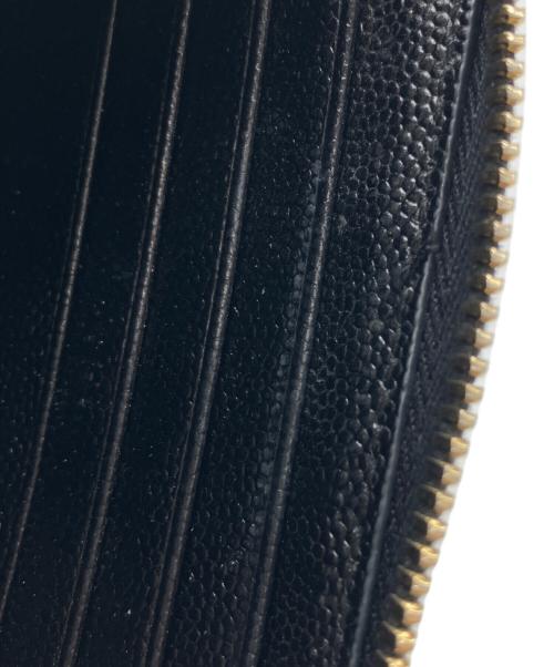 Saint Laurent Paris（サンローランパリ）Saint Laurent Paris (サンローランパリ) モノグラム フルジップウォレット ブラックの古着・服飾アイテム