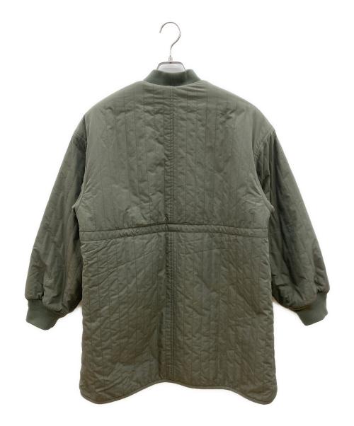 JOHNBULL（ジョンブル）JOHNBULL (ジョンブル) キルティングコート　ボアキルトリバーシブルコート カーキ サイズ:Fの古着・服飾アイテム