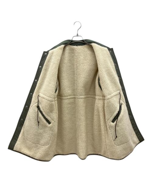 JOHNBULL（ジョンブル）JOHNBULL (ジョンブル) キルティングコート　ボアキルトリバーシブルコート カーキ サイズ:Fの古着・服飾アイテム