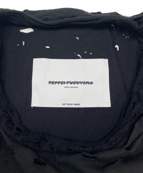 TEPPEIFURUYAMA（テッペイフルヤマ）TEPPEIFURUYAMA (テッペイフルヤマ) 半袖カットソー　Y2K ブラック サイズ:1の古着・服飾アイテム