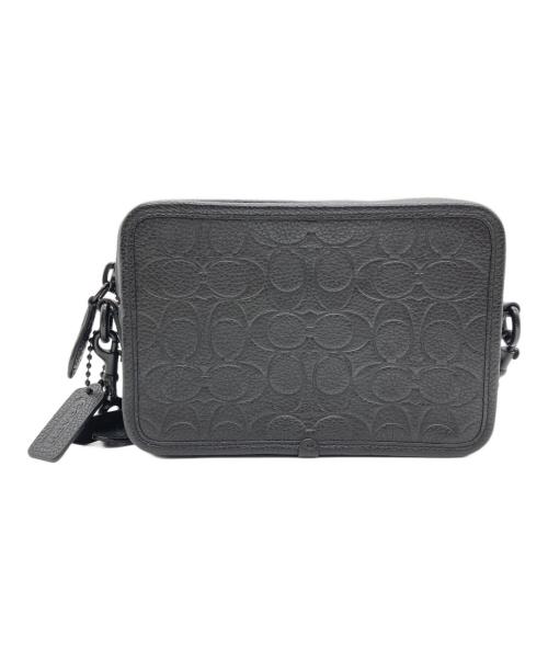 COACH（コーチ）COACH (コーチ) ショルダーバッグ チャーター クロスボディ・ハイブリッド ポーチ・シグネチャー ブラックの古着・服飾アイテム