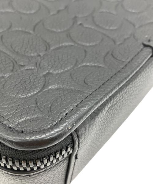 COACH（コーチ）COACH (コーチ) ショルダーバッグ チャーター クロスボディ・ハイブリッド ポーチ・シグネチャー ブラックの古着・服飾アイテム