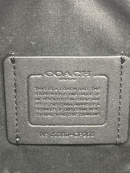 COACH（コーチ）COACH (コーチ) ショルダーバッグ チャーター クロスボディ・ハイブリッド ポーチ・シグネチャー ブラックの古着・服飾アイテム