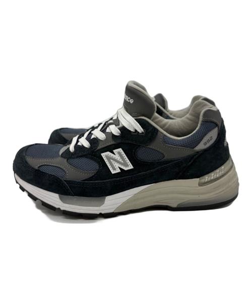 NEW BALANCE（ニューバランス）NEW BALANCE (ニューバランス) Made in USA 992　 グレー×ネイビー サイズ:25.5の古着・服飾アイテム