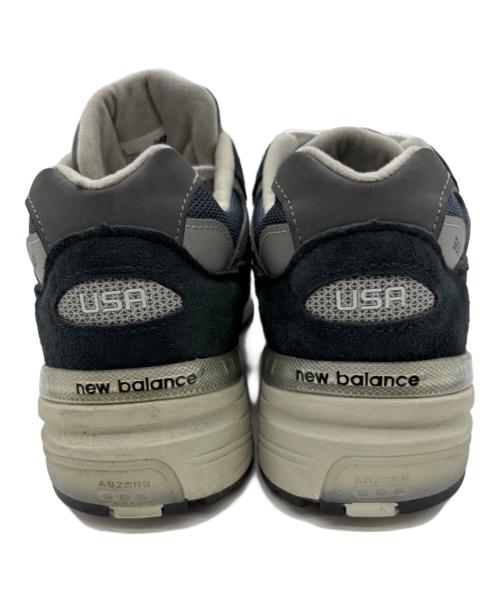 NEW BALANCE（ニューバランス）NEW BALANCE (ニューバランス) Made in USA 992　 グレー×ネイビー サイズ:25.5の古着・服飾アイテム