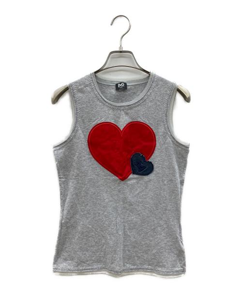 DOLCE & GABBANA（ドルチェ＆ガッバーナ）DOLCE & GABBANA (ドルチェ＆ガッバーナ) タンクトップ　Y2K グレー サイズ:XLの古着・服飾アイテム