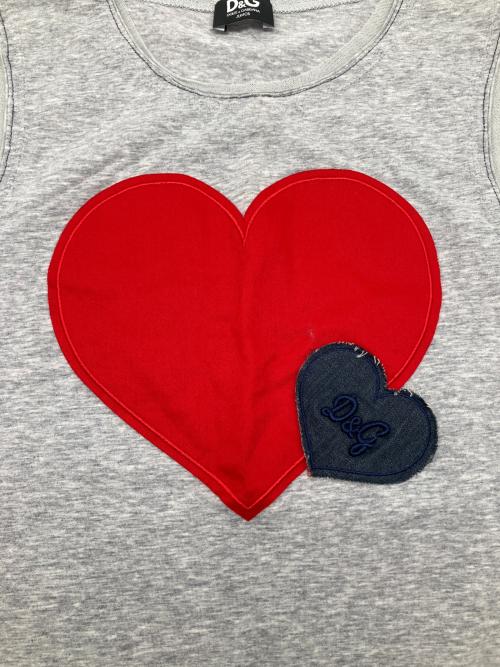DOLCE & GABBANA（ドルチェ＆ガッバーナ）DOLCE & GABBANA (ドルチェ＆ガッバーナ) タンクトップ　Y2K グレー サイズ:XLの古着・服飾アイテム