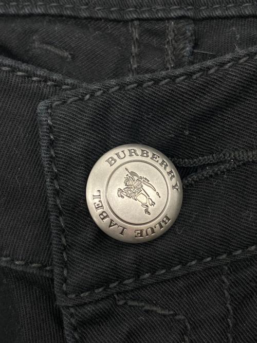 BURBERRY BLUE LABEL（バーバリー ブルー レーベル）BURBERRY BLUE LABEL (バーバリー ブルー レーベル) デニムパンツ　Y2K ブラック サイズ:38の古着・服飾アイテム