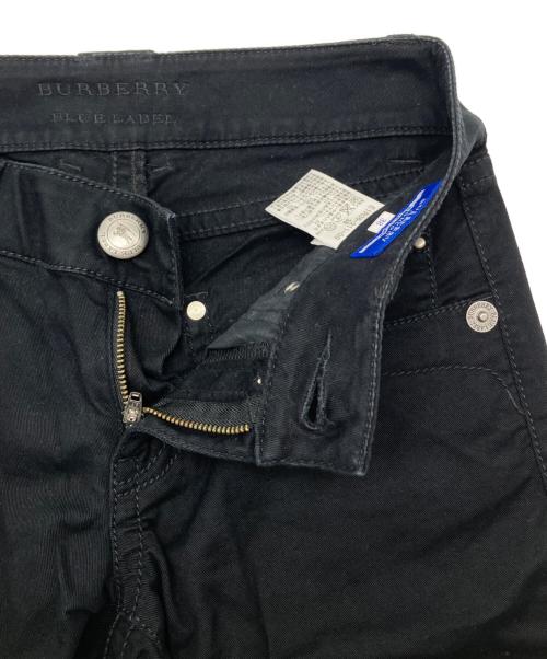 BURBERRY BLUE LABEL（バーバリー ブルー レーベル）BURBERRY BLUE LABEL (バーバリー ブルー レーベル) デニムパンツ　Y2K ブラック サイズ:38の古着・服飾アイテム