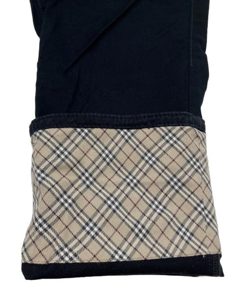 BURBERRY BLUE LABEL（バーバリー ブルー レーベル）BURBERRY BLUE LABEL (バーバリー ブルー レーベル) デニムパンツ　Y2K ブラック サイズ:38の古着・服飾アイテム