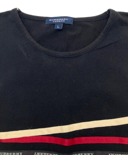 BURBERRY LONDON（バーバリーロンドン）BURBERRY LONDON (バーバリーロンドン) タンクトップ　Y2K ブラック サイズ:Lの古着・服飾アイテム