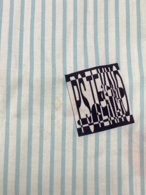 PAUL SMITH（ポールスミス）PAUL SMITH (ポールスミス) 半袖シャツ ホワイト×ブルー サイズ:Lの古着・服飾アイテム