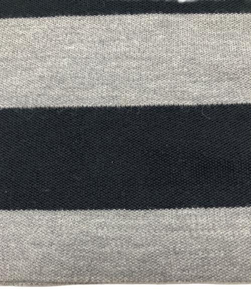 BURBERRY BLUE LABEL（バーバリー ブルー レーベル）BURBERRY BLUE LABEL (バーバリー ブルー レーベル) ミニカットソー　Y2K グレー×ブラック サイズ:38の古着・服飾アイテム