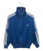 adidasアディダス）の古着「80Sトラックジャケット　デサント製」｜ブルー