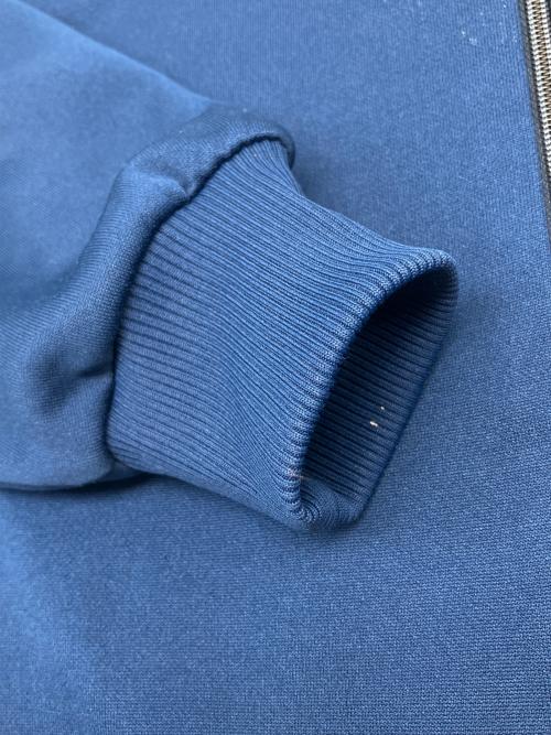 adidas（アディダス）adidas (アディダス) 80Sトラックジャケット　デサント製 ブルー サイズ:4号の古着・服飾アイテム