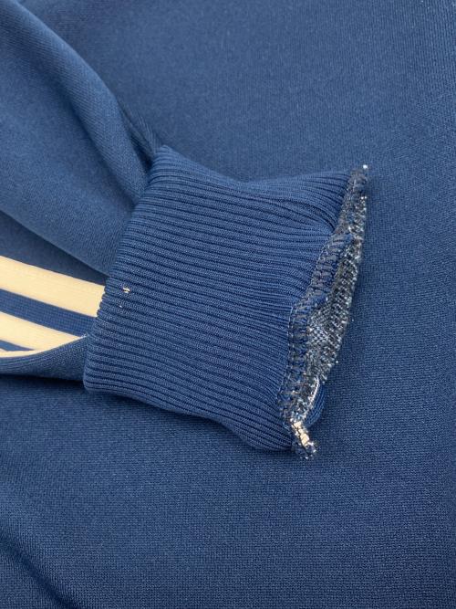 adidas（アディダス）adidas (アディダス) 80Sトラックジャケット　デサント製 ブルー サイズ:4号の古着・服飾アイテム
