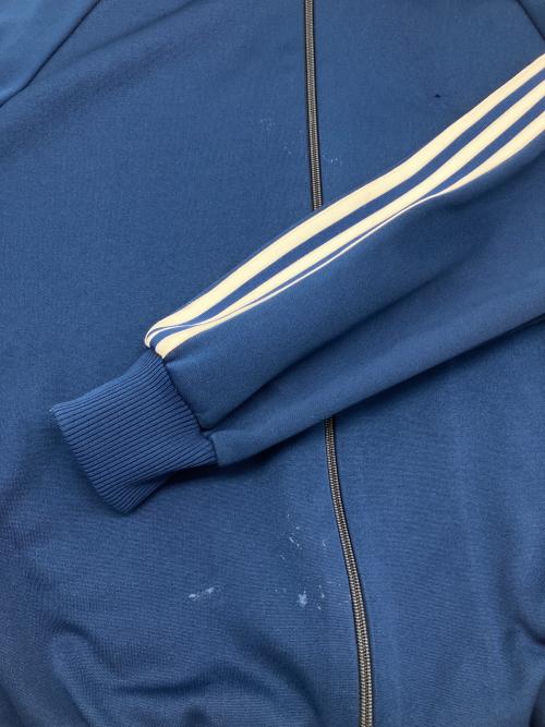 adidas（アディダス）adidas (アディダス) 80Sトラックジャケット　デサント製 ブルー サイズ:4号の古着・服飾アイテム