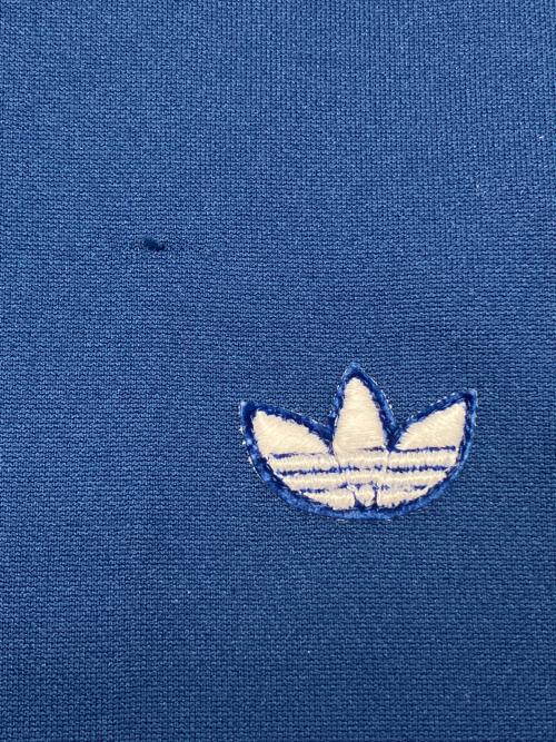 adidas（アディダス）adidas (アディダス) 80Sトラックジャケット　デサント製 ブルー サイズ:4号の古着・服飾アイテム