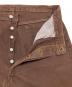 中古・古着 LEVI'S (リーバイス) 501デニムパンツ ブラウン サイズ:W36×L32：5000円