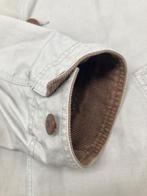 L.L.Bean（エルエルビーン）L.L.Bean (エルエルビーン) ハンティングジャケット アイボリー×ブラウン サイズ:Lの古着・服飾アイテム