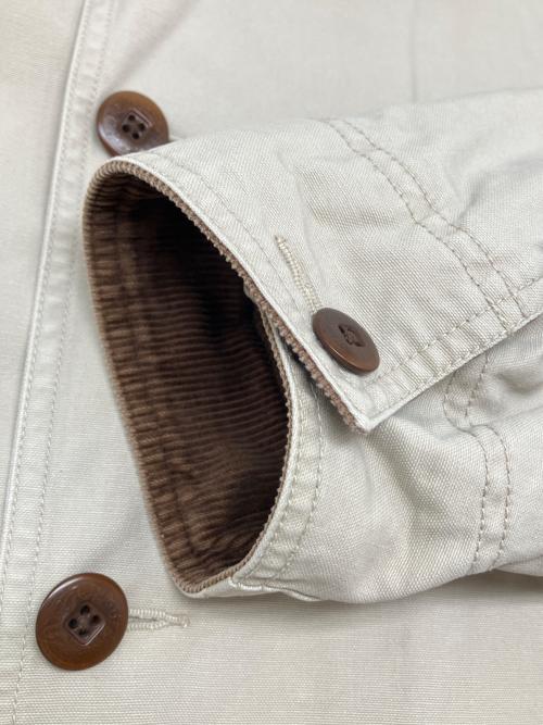 L.L.Bean（エルエルビーン）L.L.Bean (エルエルビーン) ハンティングジャケット アイボリー×ブラウン サイズ:Lの古着・服飾アイテム