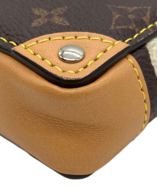 LOUIS VUITTON（ルイ ヴィトン）LOUIS VUITTON (ルイ ヴィトン) モノグラム　フラワーポーチ ブラウンの古着・服飾アイテム