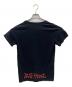 MM6 Maison Margiela (エムエムシックスメゾンマルジェラ) 半袖カットソー　Y2K ブラック×レッド サイズ:XS：5000円