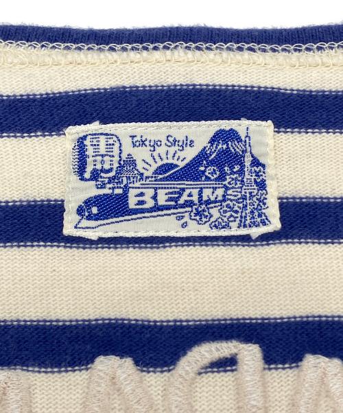BEAMS（ビームス）BEAMS (ビームス) 東洋 TAILOR TOYO 長袖カットソー ブルー×ホワイト サイズ:不明の古着・服飾アイテム