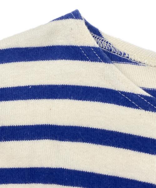 BEAMS（ビームス）BEAMS (ビームス) 東洋 TAILOR TOYO 長袖カットソー ブルー×ホワイト サイズ:不明の古着・服飾アイテム
