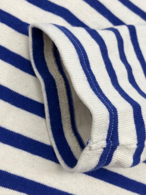 BEAMS（ビームス）BEAMS (ビームス) 東洋 TAILOR TOYO 長袖カットソー ブルー×ホワイト サイズ:不明の古着・服飾アイテム