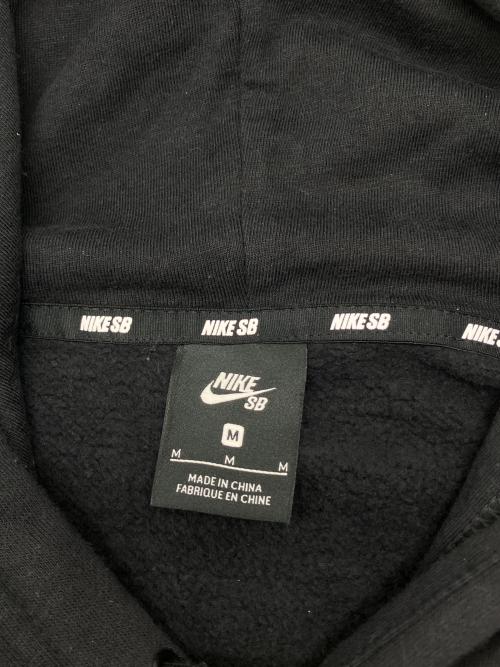 NIKE（ナイキ）NIKE (ナイキ) プルオーバーパーカー ブラック×ホワイト サイズ:Ｍの古着・服飾アイテム