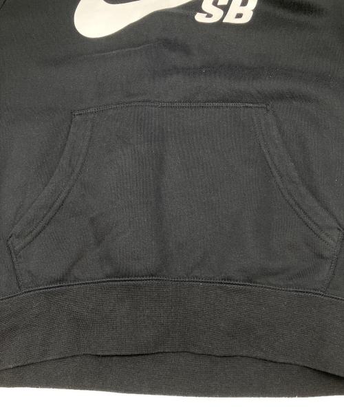NIKE（ナイキ）NIKE (ナイキ) プルオーバーパーカー ブラック×ホワイト サイズ:Ｍの古着・服飾アイテム