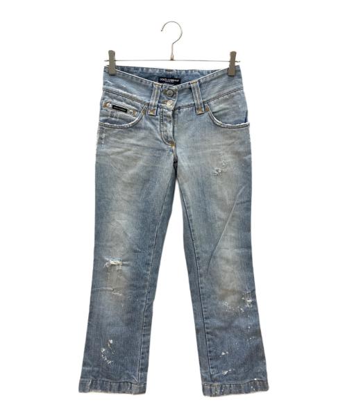 DOLCE & GABBANA（ドルチェ＆ガッバーナ）DOLCE & GABBANA (ドルチェ＆ガッバーナ) デニムパンツ インディゴ サイズ:38の古着・服飾アイテム