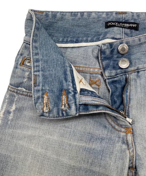 DOLCE & GABBANA（ドルチェ＆ガッバーナ）DOLCE & GABBANA (ドルチェ＆ガッバーナ) デニムパンツ インディゴ サイズ:38の古着・服飾アイテム