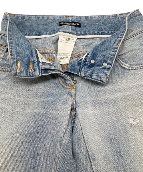 DOLCE & GABBANA（ドルチェ＆ガッバーナ）DOLCE & GABBANA (ドルチェ＆ガッバーナ) デニムパンツ インディゴ サイズ:38の古着・服飾アイテム