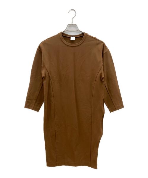 ELENDEEK（エレンディーク）ELENDEEK (エレンディーク) 長袖ワンピース ブラウン サイズ:1の古着・服飾アイテム