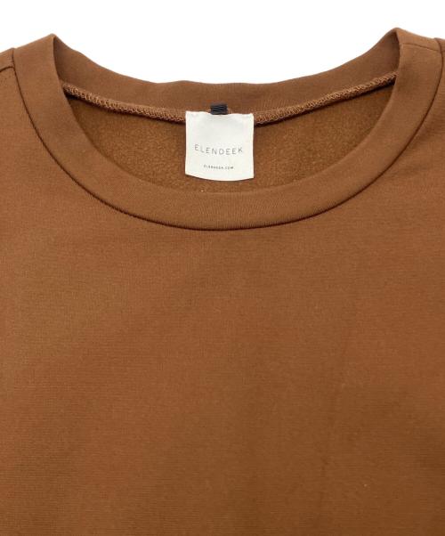 ELENDEEK（エレンディーク）ELENDEEK (エレンディーク) 長袖ワンピース ブラウン サイズ:1の古着・服飾アイテム