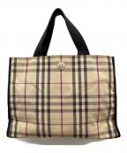 BURBERRYバーバリー）の古着「ノバチェック　トートバッグ」｜ベージュ