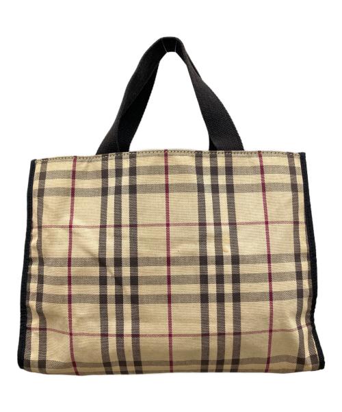 BURBERRY（バーバリー）BURBERRY (バーバリー) ノバチェック　トートバッグ ベージュの古着・服飾アイテム