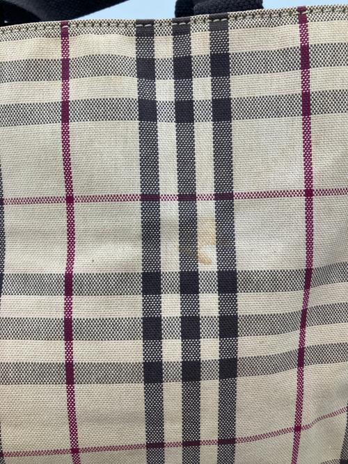 BURBERRY（バーバリー）BURBERRY (バーバリー) ノバチェック　トートバッグ ベージュの古着・服飾アイテム